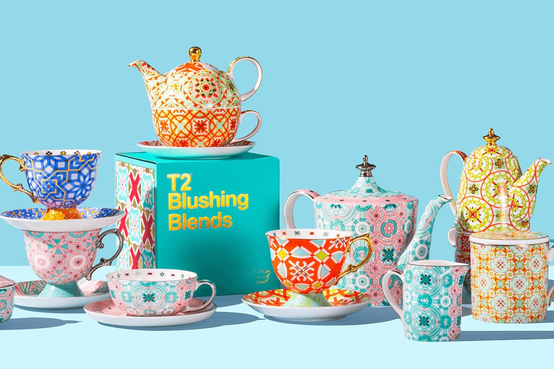 Blushing Blends teaset collection