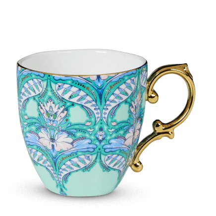 Damask Dreams Pretty Mug Aqua