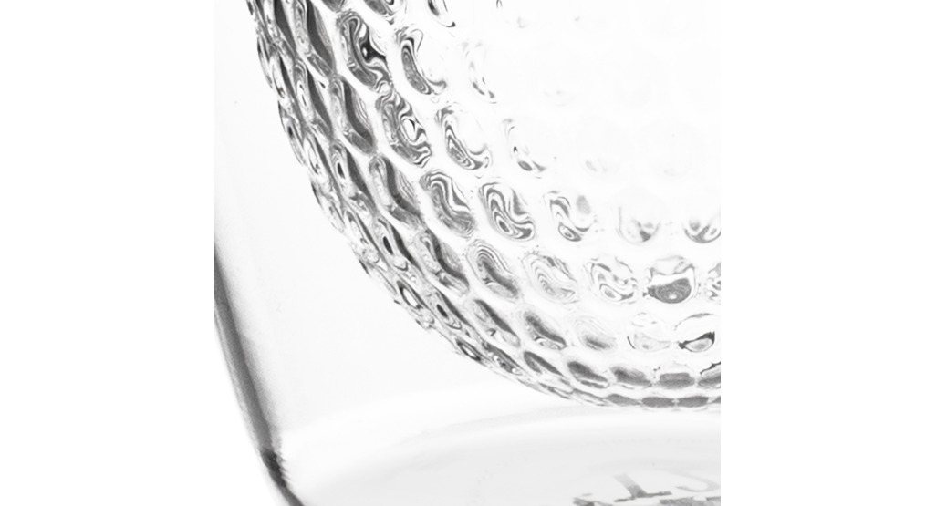 Honeycomb Double Wall Glass Tall Clear image number 2