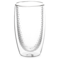 Honeycomb Double Wall Glass Tall Clear image number 1