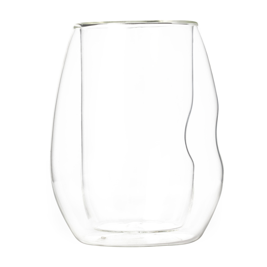 Indented Double Wall Glass Clear image number 0