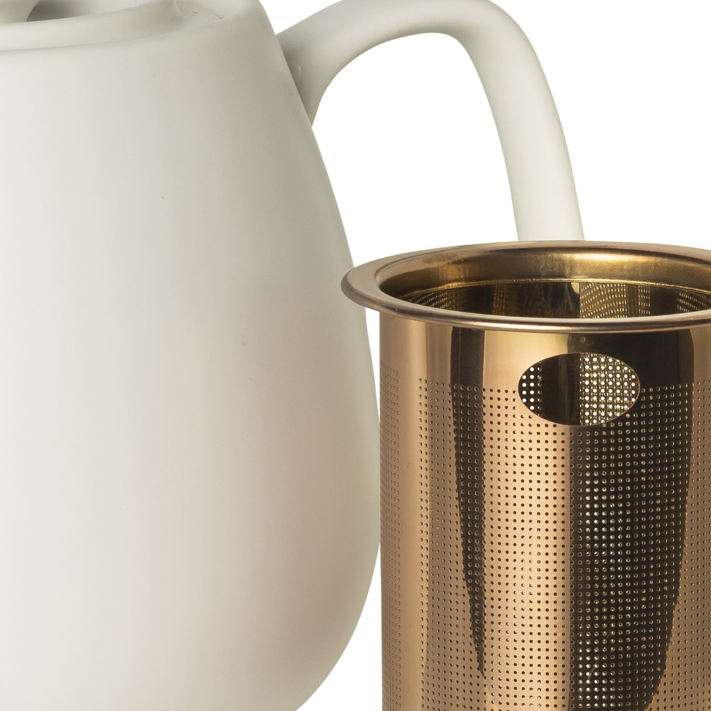 T2 Teaset Hugo White Teapot Small image number 2