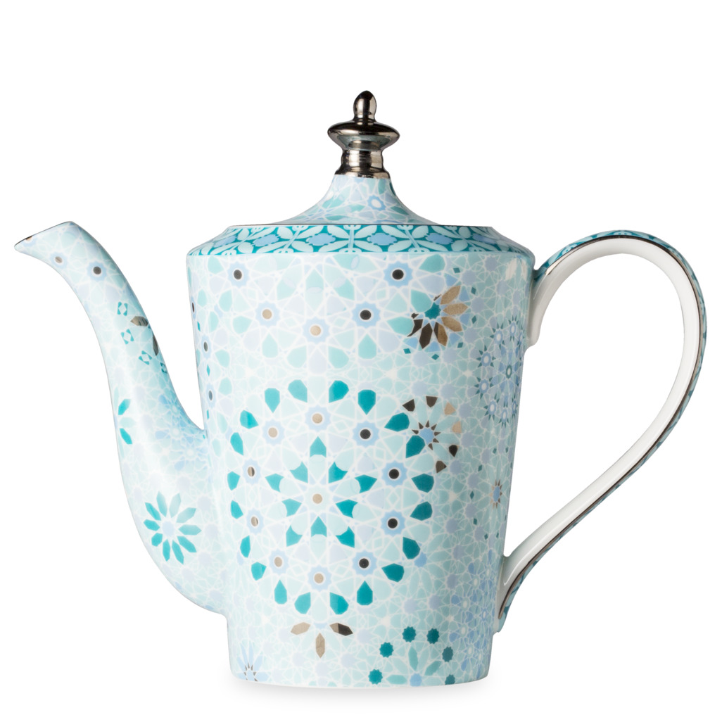 Dazed and Dazzled Black Teal Teapot Medium Teapots T2 Singapore