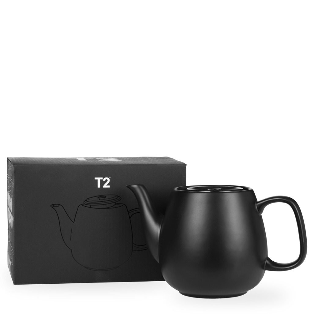 T2 Teaset Hugo Black Teapot Medium Shop all Teawares