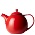 Curve Teapot Red Large image number 0