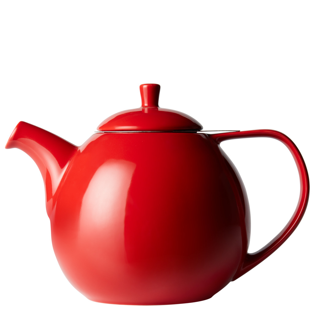 Curve Teapot Red Large image number 0
