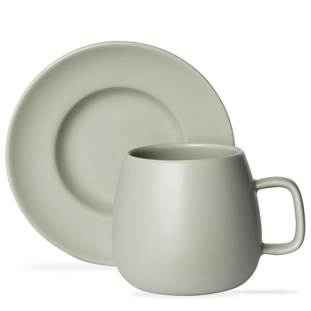 T2 Teaset Hugo Cup & Saucer Grey image number 0