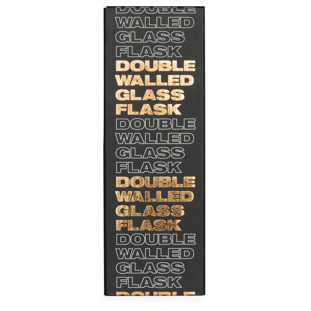 T2 Double Walled Glass Rose Gold Flask image number 4