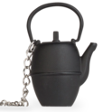 Fun Infuser Cast Iron Teapot Black image number 1