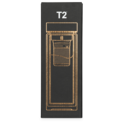 T2 Double Walled Glass Rose Gold Flask image number 3
