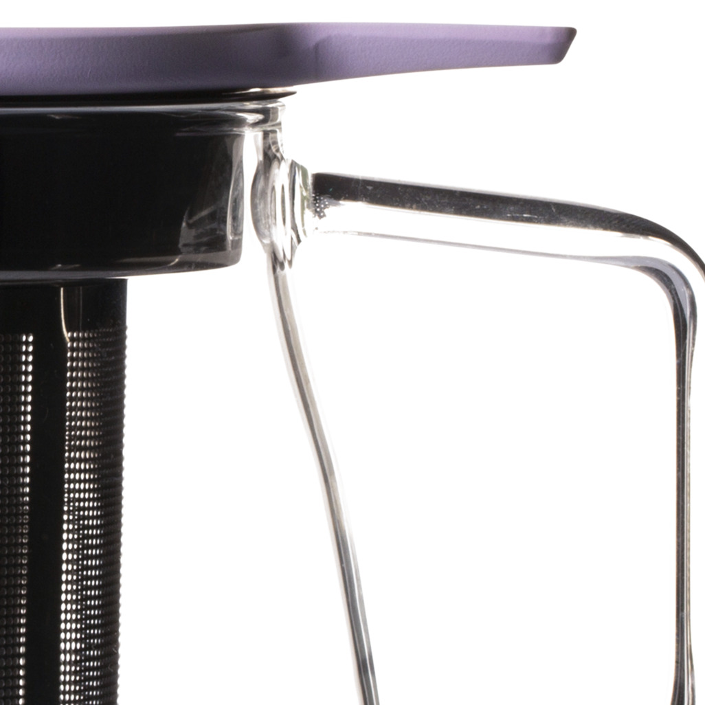 T2 Teaset Glass Small Teapot Soft Pink image number 1