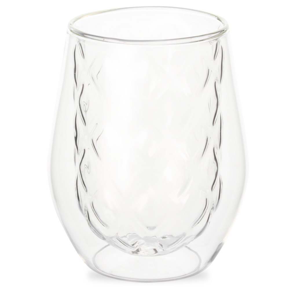 Diamond Double Wall Glass Clear image number 1