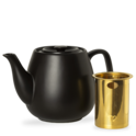 T2 Teaset Hugo Black Teapot Small image number 1