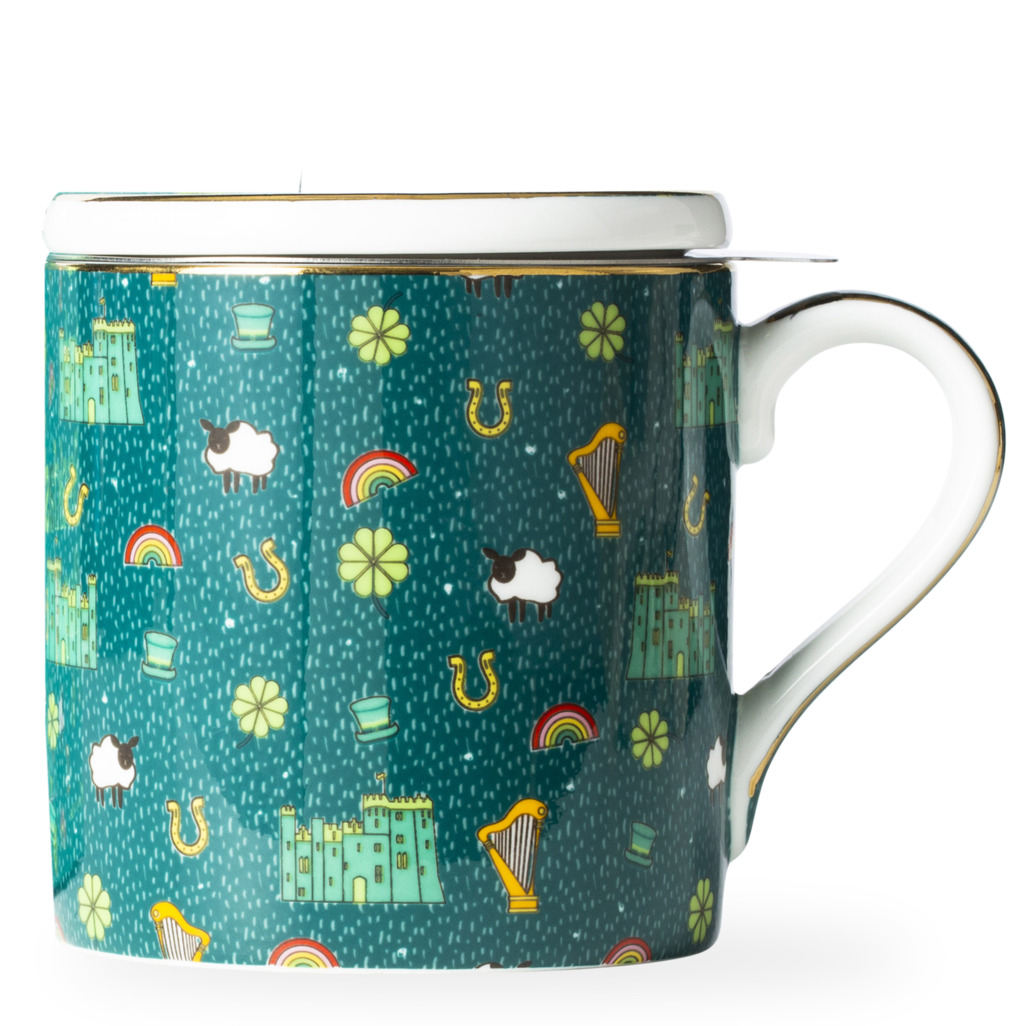 Iconic Irish Breakfast Mug with Infuser Tea Mugs with Infusers T2