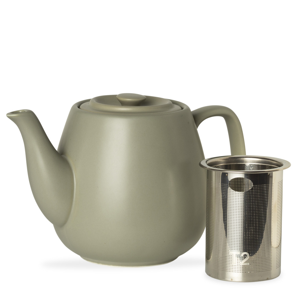 T2 Teaset Hugo Grey Teapot Small image number 1