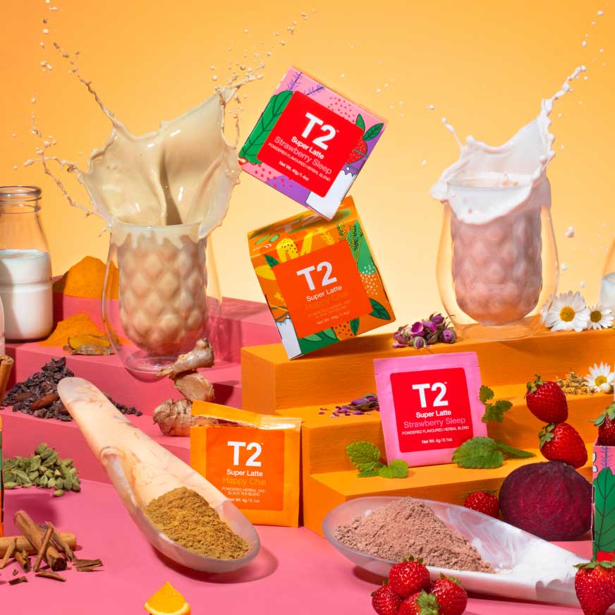 Boxes of the Super latte collection