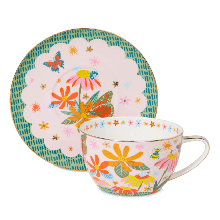 Natural Wonders Cup and saucer